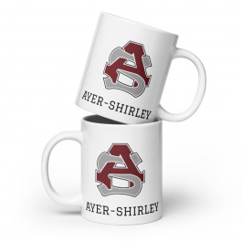 Ayer-Shirley White glossy mug