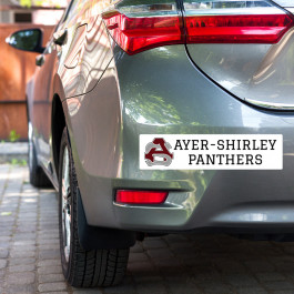 Ayer-Shirley Panthers bumper sticker