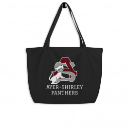 Ayer-Shirley little panthers Large organic tote bag