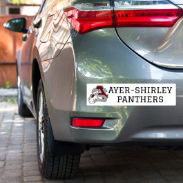Ayer-Shirley little panthers bumper sticker